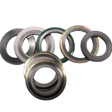 Quality assurance graphite  with inner ring and outer ring Spiral Wound Gasket pipe gasket